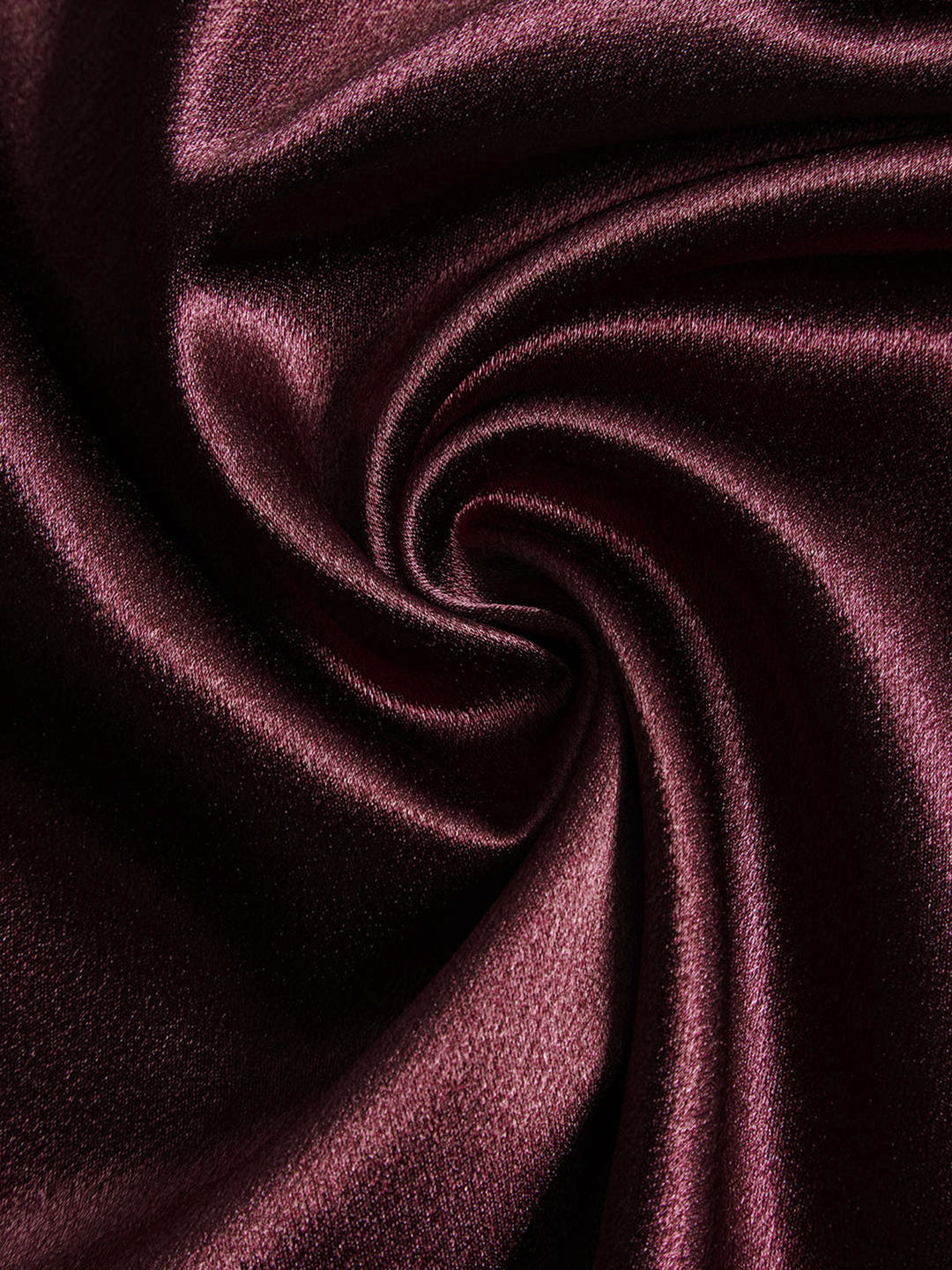 Faux Leather Panel Asymmetric Satin Maxi Skirt