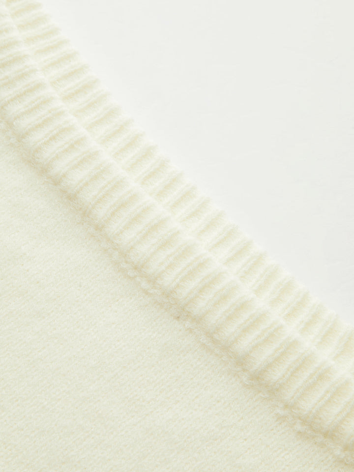 Off-Shoulder Knit Sweater