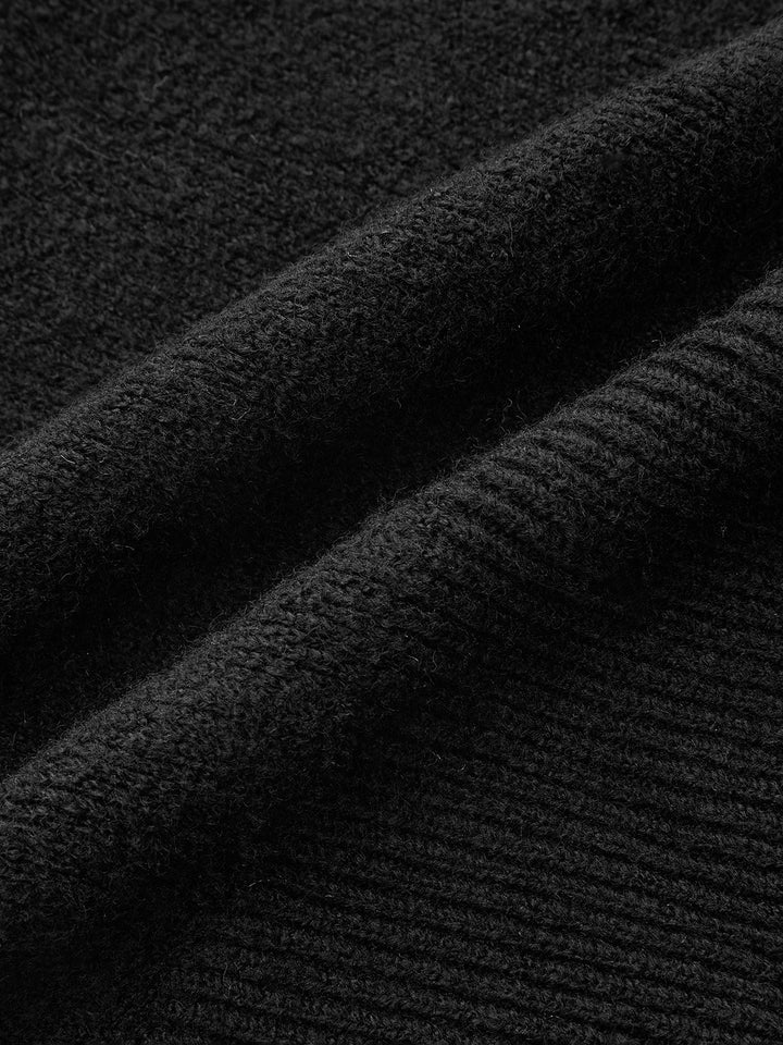Horsebit Detail Long Sleeve Sweater