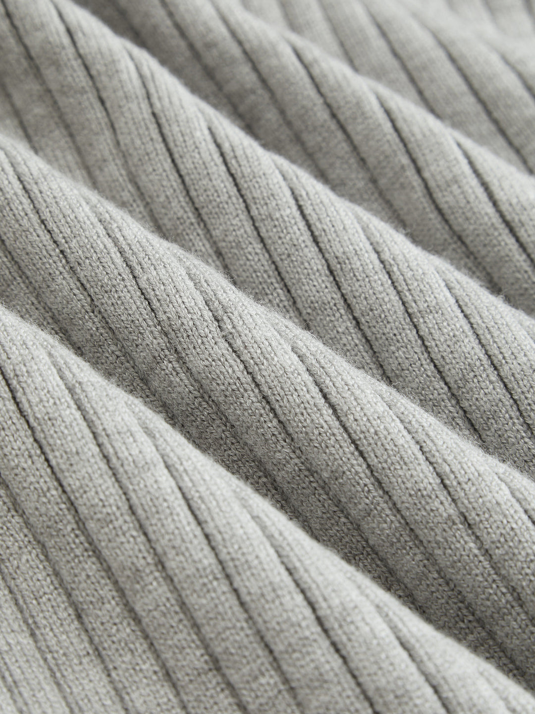 Off-Shoulder Waist-Defined Rib-Knit Midi Dress