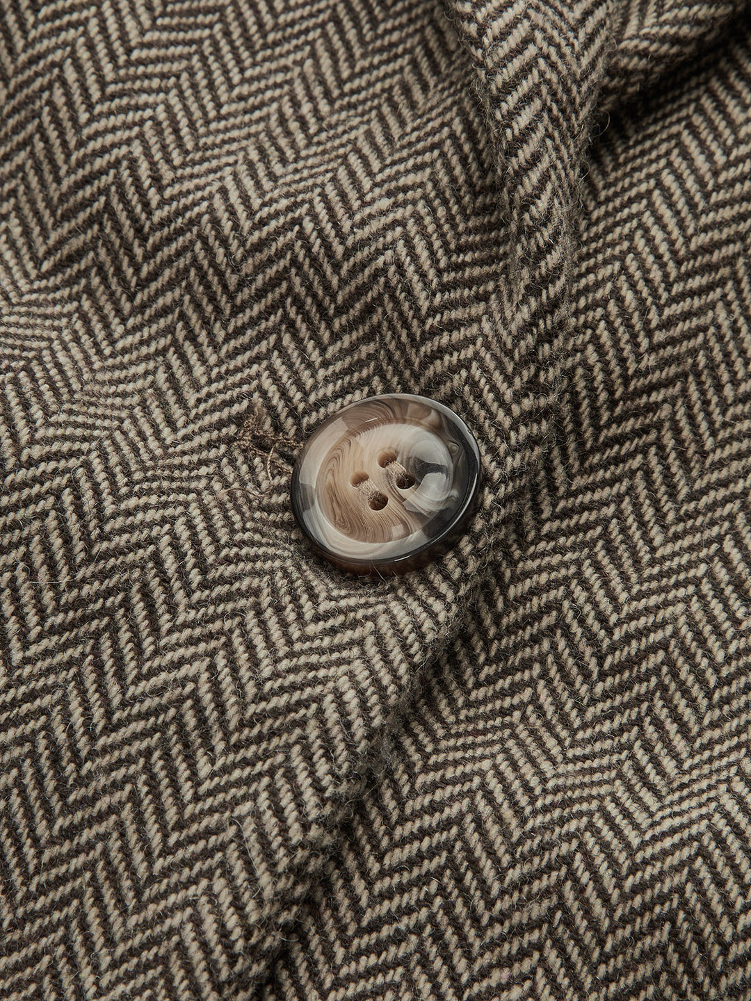 Large 3D Flower Single Button Tweed Blazer