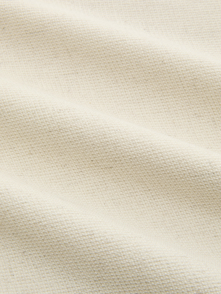 Dramatic Sleeve Linen-Blend Cropped Top